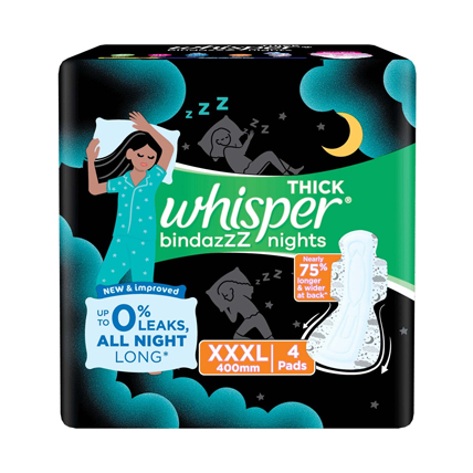 Whisper Bindazz Nigts XXXL Plus